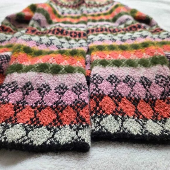 L Maeve by Anthropologie Carol multicolor stripe turtleneck sweater - Picture 6 of 9